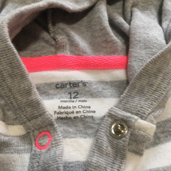 12m (4/$20) Hooded Romper by Carter’s - Picture 7 of 10
